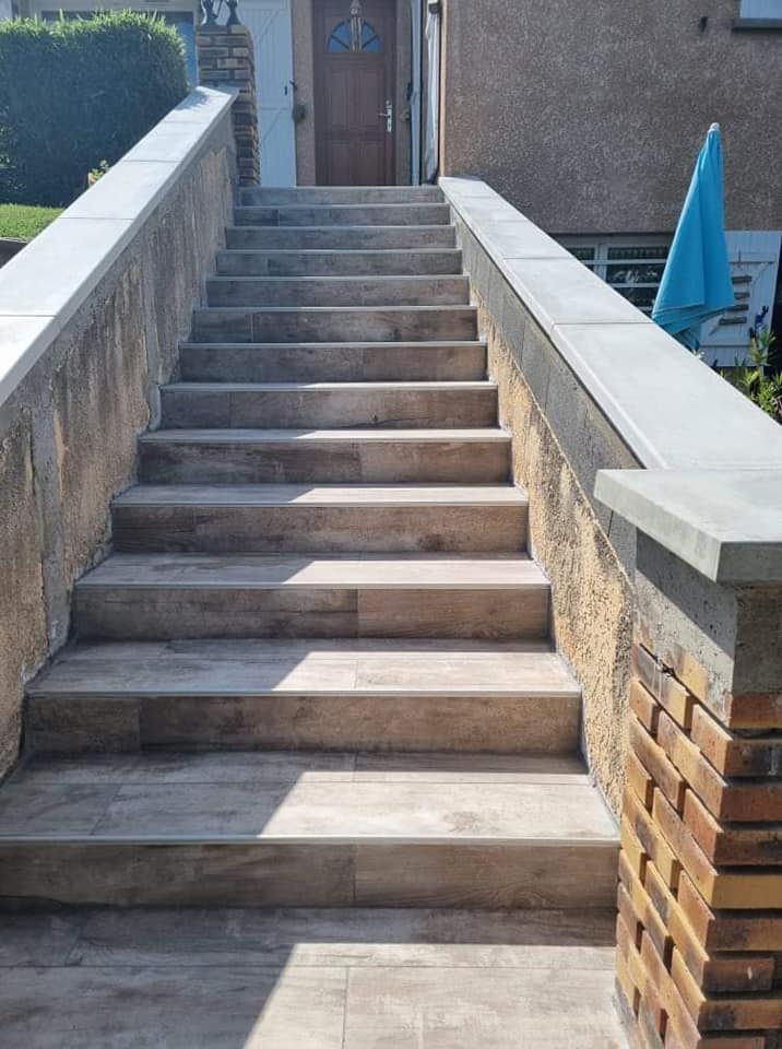 Rénovation maçonnerie escalier 2/2